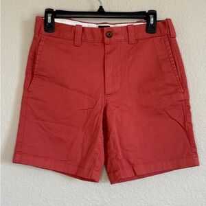 NWT J Crew Men Size 28 7" Inseam‎ Chino Shorts Frat Nantucket Red Prep Old Money